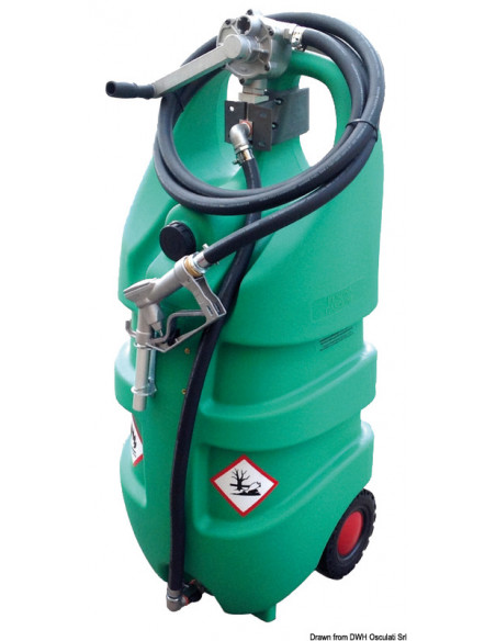 Contenitori mobili in polietilene per trasporto benzina omologati ADR