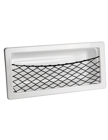 Tasca laterale porta-oggetti in ABS bianco