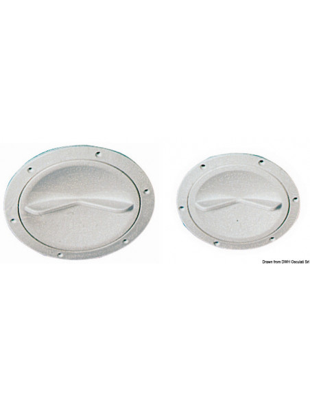 Tappo ispezione con presa per apertura facilitata