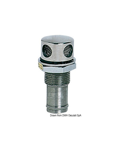 Sfiato carburante in Acciaio Inox lucidato a specchio Sfiato carburante in Acciaio Inox lucidato a specchio