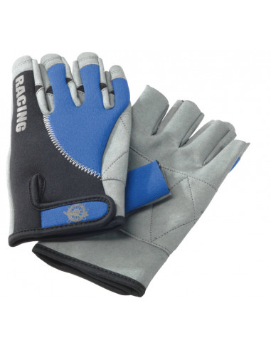 Guanti Da Vela In Neoprene Con Dita Intere - Modello Gabbiano - Palmo Rinforzato In Amara - Taglie S - 2XL - Motivex