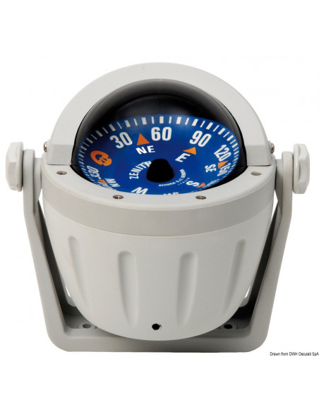 Bussola con staffa RIVIERA Zenit 3"