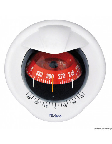 Bussola a parete RIVIERA 3" e 4" Pegasus
