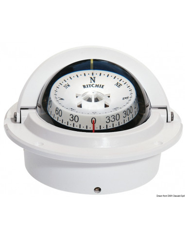 Bussole RITCHIE Voyager 3'' (76 mm) con compensatori e luce