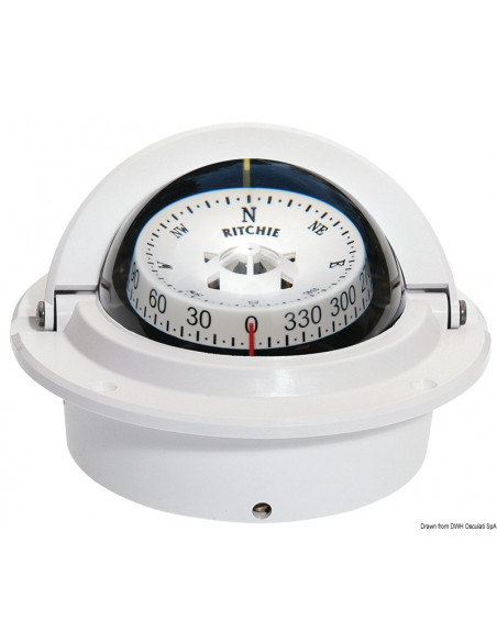 Bussole RITCHIE Voyager 3'' (76 mm) con compensatori e luce