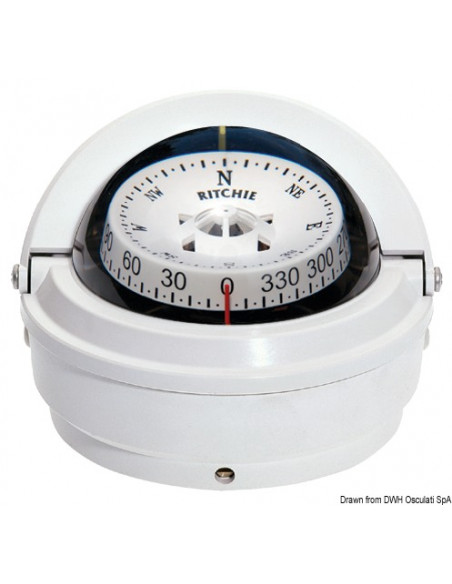 Bussole RITCHIE Voyager 3'' (76 mm) con compensatori e luce
