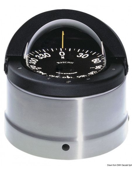 Bussole RITCHIE Navigator 4'' 1/2 (114 mm) con compensatori e luce