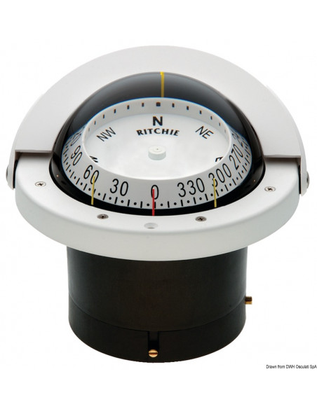 Bussole RITCHIE Navigator 4'' 1/2 (114 mm) con compensatori e luce