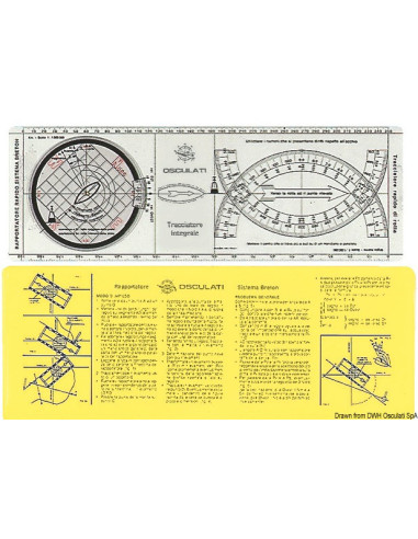 Regolo-rapportatore Tracciatore Integrale