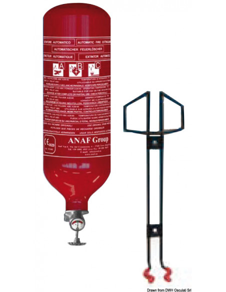 Estintore automatico a pioggia di polvere categorie A B C Estintore automatico a pioggia di polvere categorie A B C