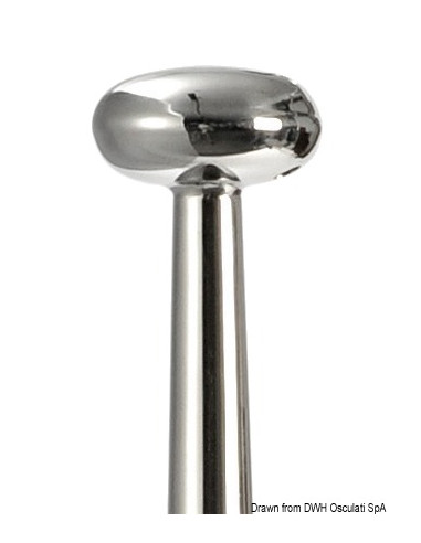 Asta portabandiera in acciaio inox AISI 316
