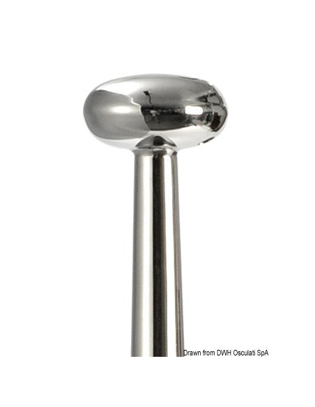 Asta portabandiera in acciaio inox AISI 316