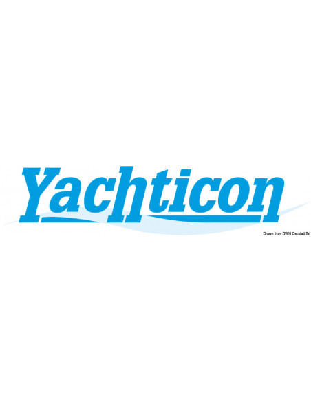 Manico telescopico YACHTICON in alluminio anodizzato con aggancio Quick Release