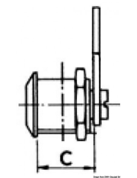 Serratura a cilindro con chiave YALE
