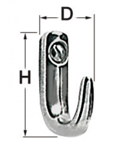 Gancio in fusione AISI 316