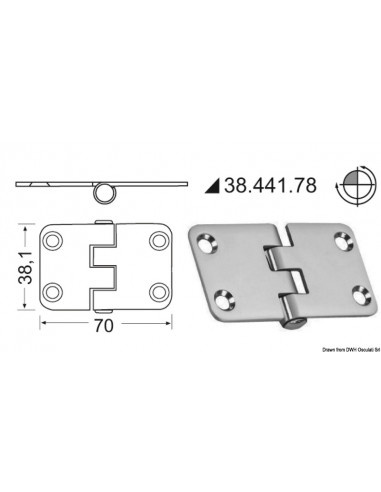 Cerniera 2 mm