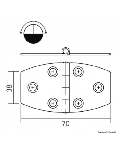 Cerniera 1,7 mm