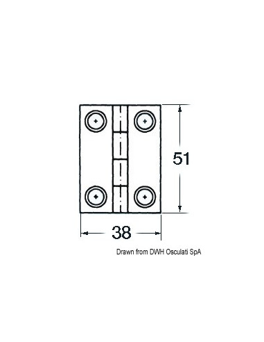 Cerniera 1,7 mm