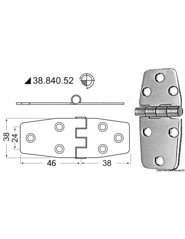 Cerniera 2 mm