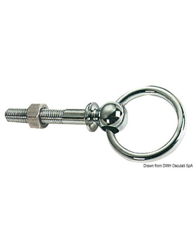 Anello snodato con perno passante