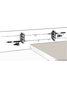 Supporto per ricovero canne da pesca