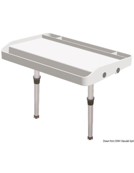 Vassoio porta esche e pulizia del pesce