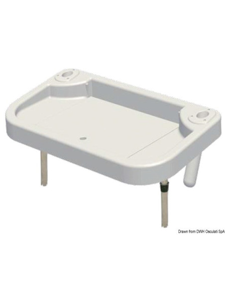 Vassoio porta esche e pulizia del pesce