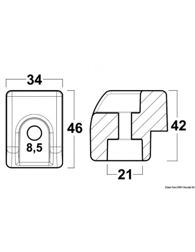 Anodi per motori Johnson / Evinrude G2 - Serie 200-300