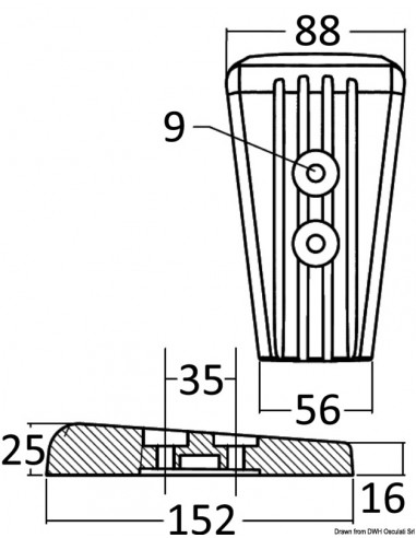 Anodo piede SX/DPS