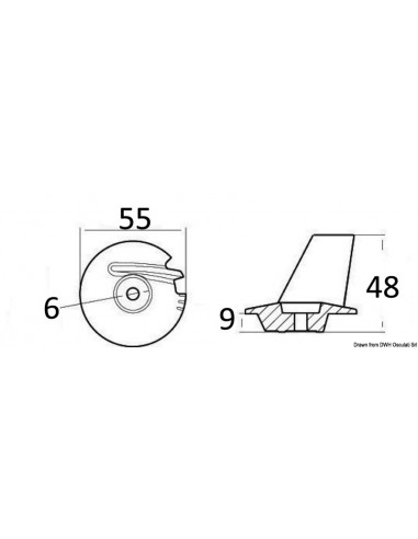 Pinna serie 140 per Tohatsu