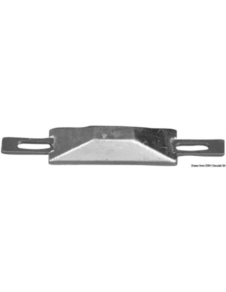 Anodo rettangolare con inserto