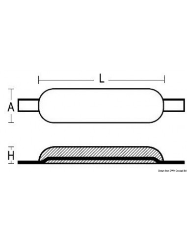 Anodo magnesio da saldare