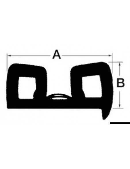 Parabordo per scafi con giunzione scatolata