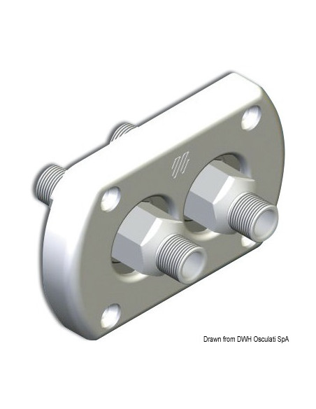Kit paratia per doppio tubo idraulico, a tenuta stagna