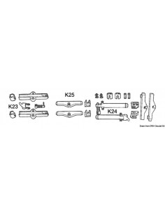 Kit adattamento cavi K23, K24, K25