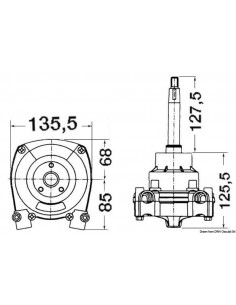 Sistema di guida rotativo non reversibile T 73