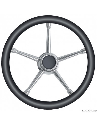 Volante con razze in Acciaio Inox