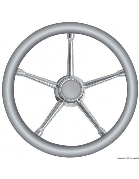 Volante con razze in Acciaio Inox
