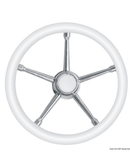 Volante con razze in Acciaio Inox