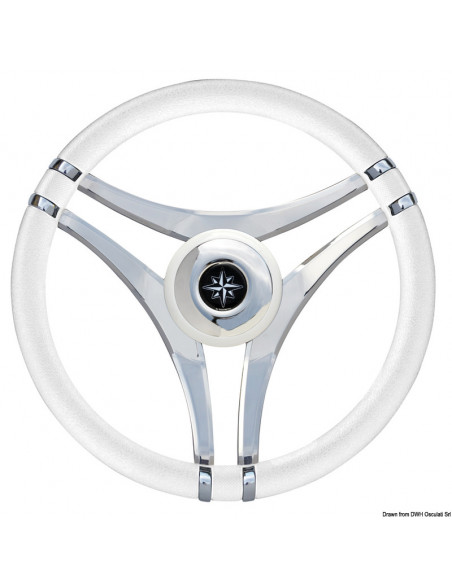 Volante Impact con razze in acciaio inox