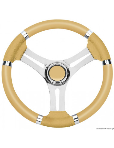 Volante con razze in Acciaio Inox