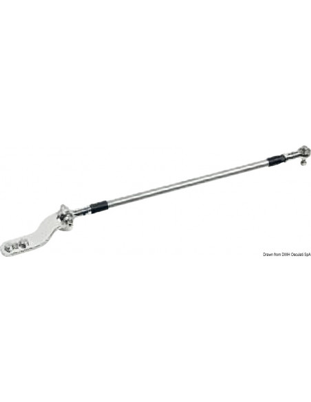 Barra di accoppiamento per fuoribordo con timoneria idraulica