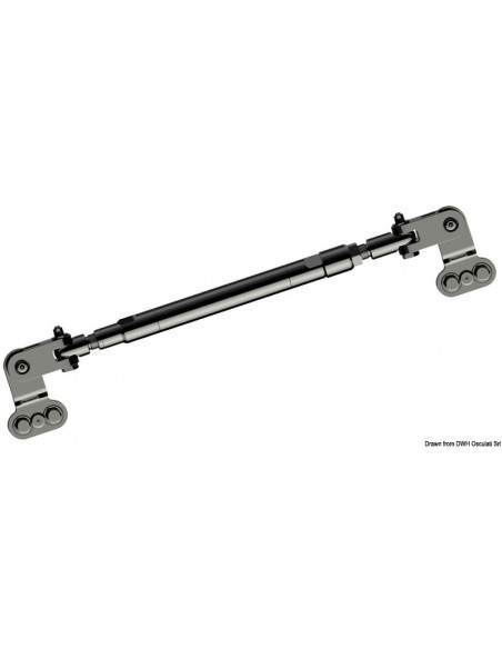 Barra di accoppiamento per fuoribordo con timoneria idraulica