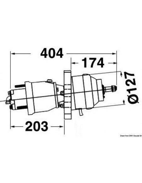 Timoneria idraulica ULTRAFLEX per motori fuoribordo fino a 150/175 HP