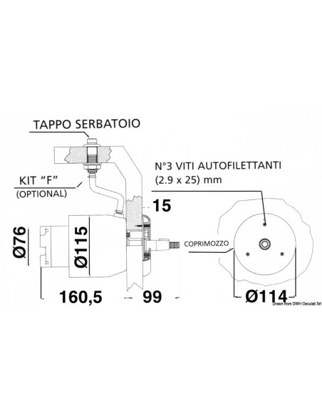 Pompa idraulica ULTRAFLEX per motori entrobordo