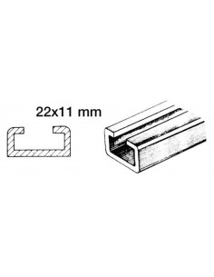 Rotaia in alluminio e scorrevoli nylon