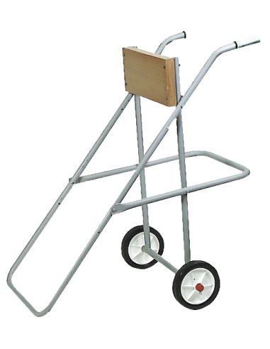 Cavalletto porta motore con ruote