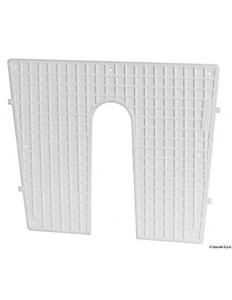 Piastra proteggi poppa in plastica zigrinata