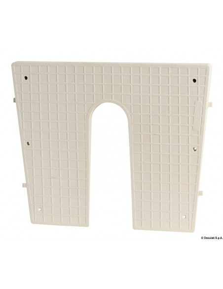 Piastra proteggi poppa in plastica zigrinata