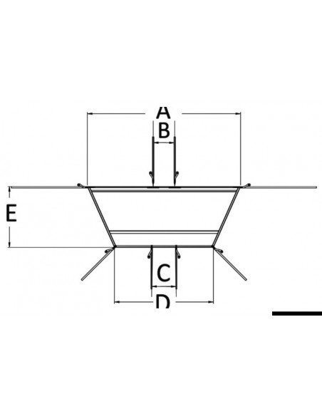 Protezione universale trasparente anti-spruzzi/anti-pioggia per T-Top